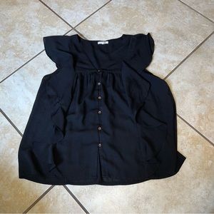 Maurices Ruffled Blouse Size M